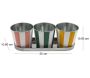 Set de 3 cache-pots en zinc Cabana 12 cm - SIL