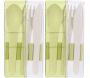 Set de couverts à emporter Eco concept (Lot de 2)