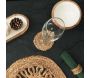 Set de 4 dessous de verre en jute 10 cm - THE HOME DECO FACTORY