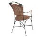Set 2 fauteuils + 1 banc vigne - AUB-3112