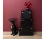 Set de 3 malles décoratives noires et dorées - 8