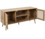 Set buffet 3 portes + meuble TV en bois 2 portes et table basse 1 tiroir Bali - 6