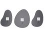 Set de 3 miroirs finition métallique Hubba - 48,90