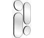 Set de 4 miroirs ronds et ovales Versa