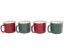 Set de 4 mugs en grès Gui