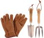 Set d'outils de jardin à main avec gants