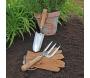 Set d'outils de jardin à main avec gants - GARDEN TOOLS
