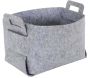 Set de 3 paniers de rangement pliable en feutrine - CMP-4228