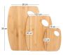 Set de 3 planches à découper en bambou - 5,64
