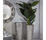Set de 2 pots de fleur en métal argenté Argelux - MAURO FERRETTI