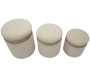 Set de 3 poufs coffre en MDF Curtain - 6