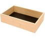 Set de rangements en bois pour tiroir fond noir  (Lot de 4) - 18,90