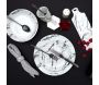 Set salière et poivrière en porcelaine effet marbre - 3,90