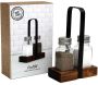 Set salière et poivrière support en acacia - SIL