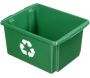 Set support en métal et caisses de recyclage Nesta - 5