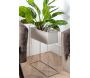Set de 2 supports à plantes rectangulaires en métal Essence - 5