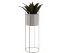Set de 3 supports à plantes ronds en métal Essence - 5