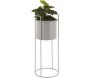 Set de 3 supports à plantes ronds en métal Essence - 7