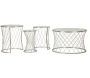 Set table basse et 3 tables d'appoints en métal Noah - 269