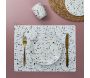 Set de table effet terrazzo 40 x 30 cm (Lot de 6) - THE HOME DECO FACTORY