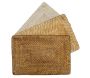 Set de table rectangulaire en rotin - 7