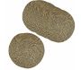 Set de table rond en jute naturelle (Lot de 6)