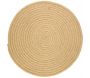 Set de table rond en jute naturelle (Lot de 6) - AUB-4298