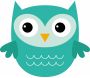 Set de table en vinyle hibou coloré (Lot de 6) - CON-0274