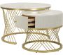 Set de 2 tables d'appoint gigognes en mdf Votix - MAU-0646