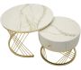 Set de 2 tables d'appoint gigognes en mdf Votix - 5