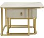 Set de 2 tables d'appoint gigognes en mdf et métal Beautry - 5