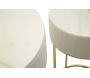 Set de 2 tables d'appoints en mdf et métal Wedding - 8