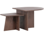 Set 2 tables basses en MDF Sala 60 x 45 cm et 40 x 35 cm - 109