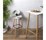 Set de 2 tabourets de bar patchwork - THE HOME DECO FACTORY