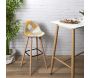 Set de 2 tabourets de bar patchwork - THE HOME DECO FACTORY