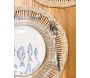 Sets de table en jonc de mer naturel ajouré - AUBRY GASPARD