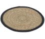 Sets de table ronds en jonc naturel et jute teinté (Lot de 6) - 29,90