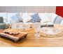 Sets de table ronds en palmier naturel (Lot de 6) - 6
