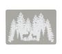 Sets de table rectangulaires en vinyle gris Cerf (lot de 6) - 5