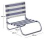 Siege plage en aluminium Basic - 5