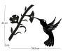 Silhouette sur pique en acier noir - APE-0110