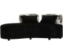 Sofa en tissu Oriental 160 x 86 x 67 cm - MAU-0898