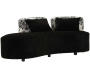 Sofa en tissu Oriental 160 x 86 x 67 cm