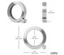 Solution de rangement pour bijoux  en métal Ferris - UMB-0765