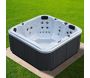 Spa rigide gris et blanc marbré jets et leds - 8