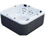 Spa rigide gris et blanc marbré jets et leds - 7999