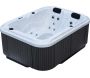 Spa rigide gris et blanc marbré jets et leds