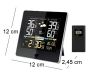 Station météo électronique avec capteur extérieur sans fil - STI-0122