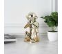 Statue en dolomite Singe 17 x 15 x 28 cm - THE HOME DECO FACTORY