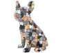 Statuette bouledogue assis en polyrésine Puzzle